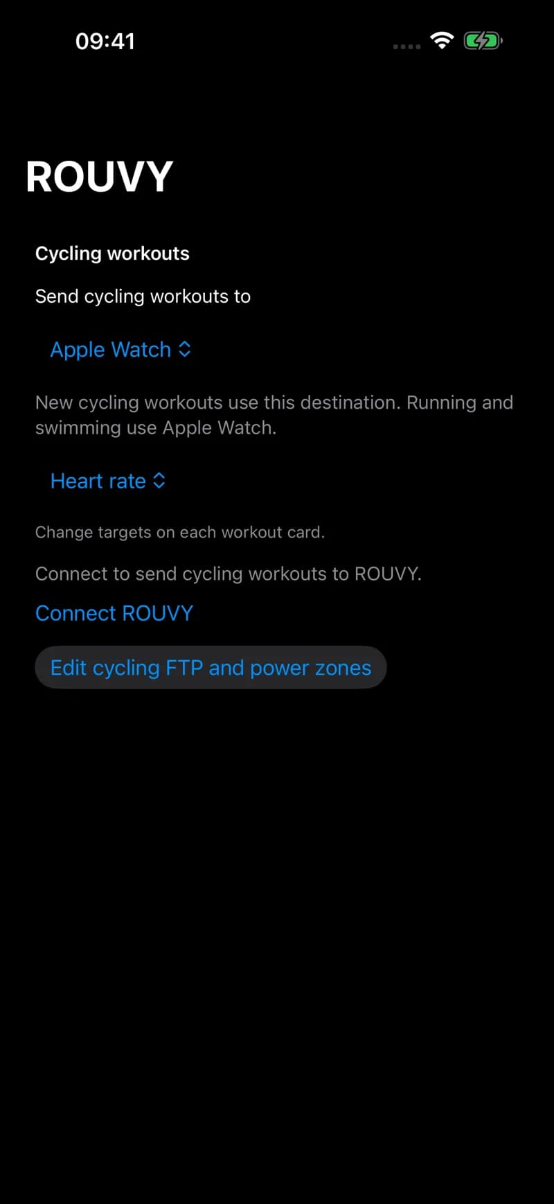 Cycling workout shared with ROUVY